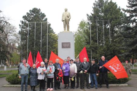 Ставропольский край. В Минеральных Водах отметили День рождения В.И. Ленина