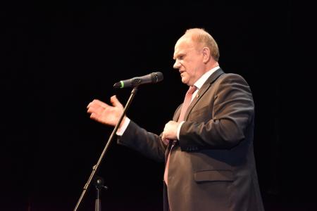 Москва. Г.А. Зюганов принял участие в литературно-музыкальном вечере, посвященном 147-й годовщине со дня рождения В.И. Ленина
