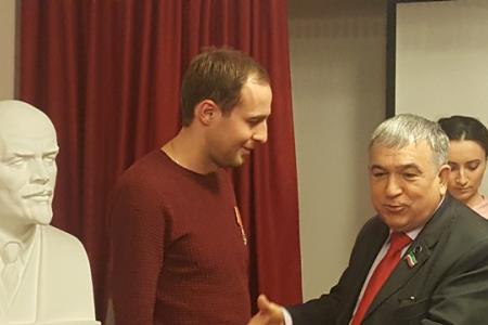 Первый секретарь Татарстанского рескома КПРФ Х.Г. Миргалимов посетил торжественное собрание в Доме-музее Ленина