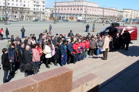 В Челябинске состоялся митинг, посвящённый 147-й годовщине со дня рождения В.И. Ленина 