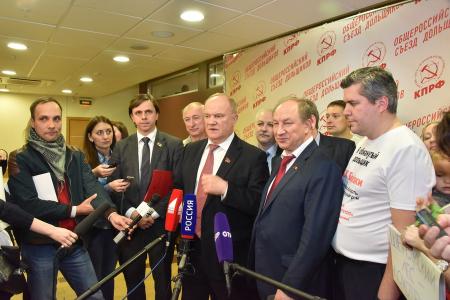 «Я надеюсь, что нам удастся подтолкнуть решение этой проблемы». Г.А. Зюганов выступил на съезде дольщиков в Москве