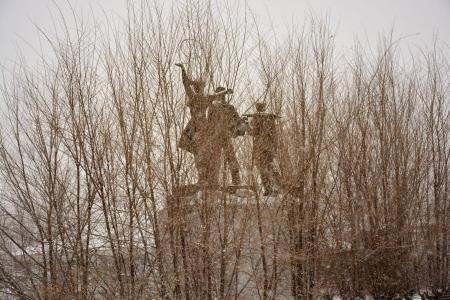 Алтайский комсомол провел флэшмоб «Ленин в городе»