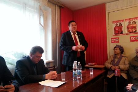Город-герой Волгоград. Евгений Шаманаев принял участие в заседании членов бюро четырёх партийных организаций города Волгограда