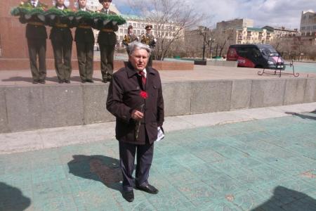 В Чите коммунисты возложили цветы в день 147-й годовщины со дня рождения В.И.Ленина
