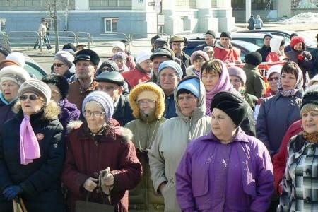 Курган. Серию акций протеста провели курганские коммунисты