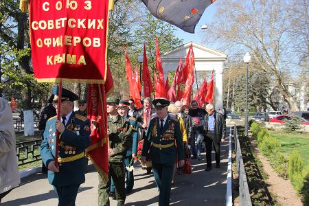 Симферополь. Коммунисты приняли участие в праздничных мероприятиях в День освобождения города