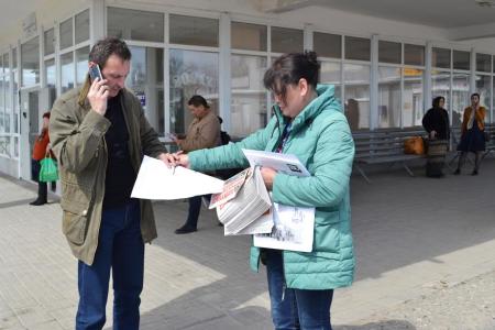 Калмыкия. Коммунисты провели акцию протеста против ухудшения социально-экономического положения населения