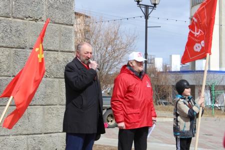 Магаданские коммунисты отметили День рождения Ильича