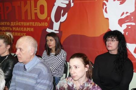Нина Останина приняла участие в Пленуме Новгородского горкома КПРФ