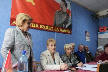 В Новгородской области по приглашению обкома КПРФ побывала Нина Останина