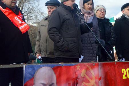 Алтайский край. Барнаульский горком КПРФ провел митинг против антисоциальной политики правительства