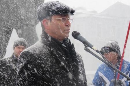 В Новосибирске прошел митинг в защиту реки Издревой