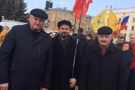 Лидер кировских коммунистов Сергей Мамаев принял участие в общегородском митинге «Вместе – против террора!» 