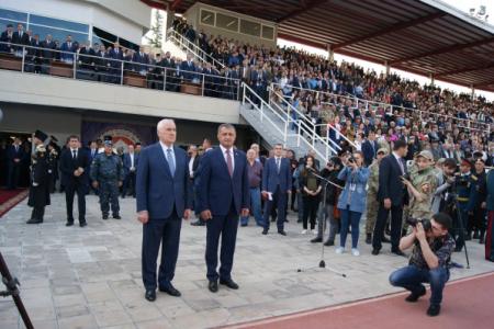  К. Тайсаев принимает участие в официальной церемонии вступления в должность Президента Республики Южная Осетия Анатолия Бибилова 