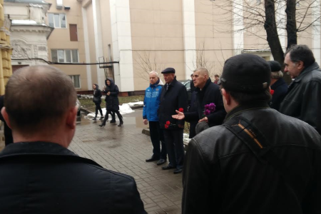 А.В. Воронцов принял участие в возложении цветов к памятнику В.И. Ленину в Петербурге
