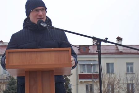 Казань. Представители КПРФ приняли участие  в акции протеста дальнобойщиков