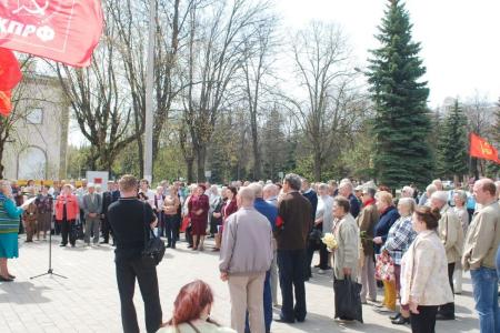 Первомайские шествия и митинги прошли во всех городах Тульской области
