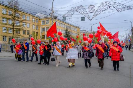 Красный Первомай в Красноярске