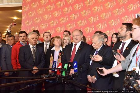 Г.А. Зюганов: Наша задача – сформировать сильный, дееспособный состав нового Центрального Комитета