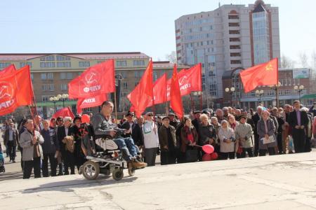 Республика Коми. Первомайский митинг прошел в Сыктывкаре