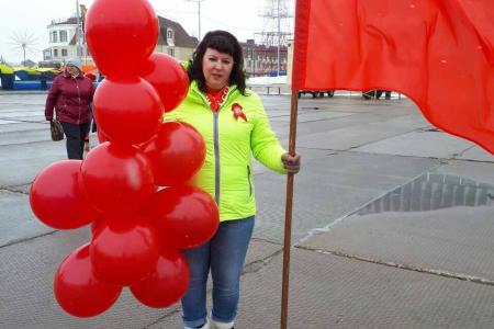 Ямало-Ненецкий автономный округ. Коммунисты приняли участие в праздничных мероприятиях в День Победы