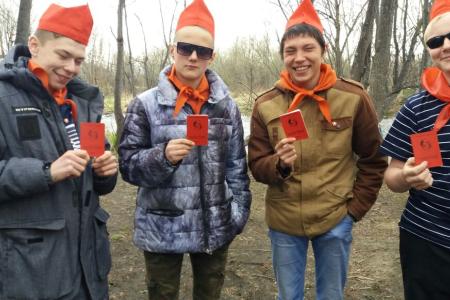 В Камчатском крае прошел приём в пионеры, совмещённый с изучением истории Камчатского края