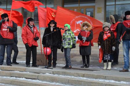 Красноярский край. 1 мая в Норильске прошел митинг, посвященный Дню солидарности трудящихся