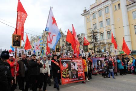 Праздник Победы в Магадане