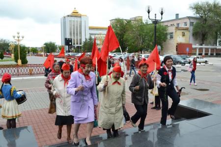 День Пионерии в столице Калмыкии