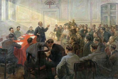 Проект KPRF.RU "Хроника революции". 11 мая 1917 года: Исполком Петроградского совета высказался против вхождения в коалиционное правительство,  продолжает работу Всероссийская Конференция РСДРП(б) 