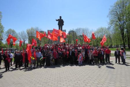 Кабардино-Балкария. В Нальчике горожане присоединялись к колонне коммунистов