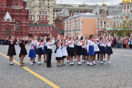 "Взвейтесь кострами синие ночи". Концерт в Колонном зале Дома Союзов, посвященный 95-летию пионерии