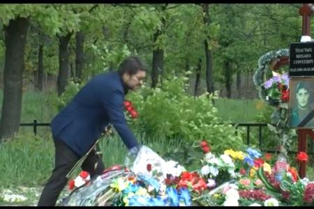 К.К. Тайсаев и А.А. Ющенко посетили ДНР в третью годовщину со дня ее образования