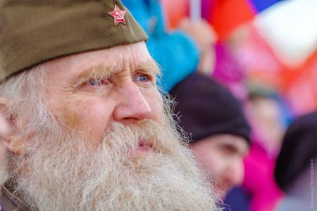 Красноярцы отметили светлый праздник Великой Победы