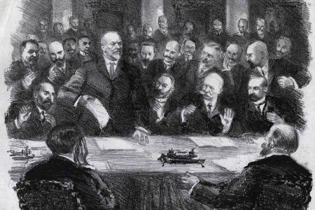 Проект KPRF.RU "Хроника революции". 17 мая 1917 года: Достигнуто соглашение по формированию коалиционного Временного правительства, Троцкий возвращается в Россию