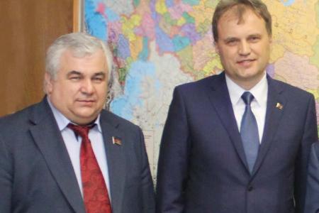 К.К. Тайсаев встретился с Главой приднестровского парламента Александром Щерба