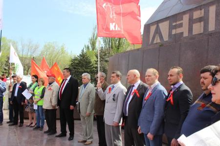 Волгограде прошел митинг, посвященный Дню международной солидарности трудящихся