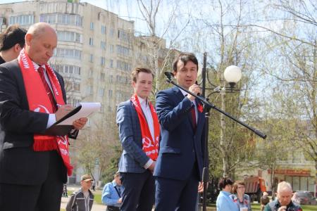 Во Владимире прошел первомайский митинг-концерт