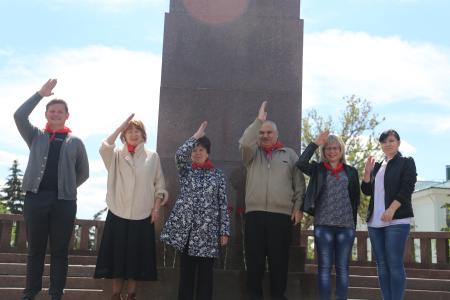 Пионерский автобус на улицах Саранска