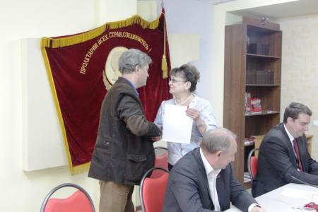 В Саратовском обкоме КПРФ прошла праздничная пресс-конференция