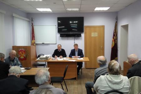 Первый секретарь Нижегородского обкома КПРФ Владислав Егоров принял участие в собрании Правления НРО «Дети войны»