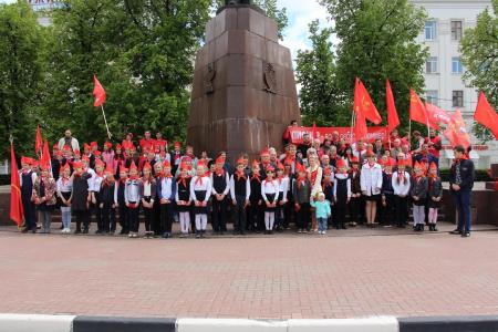 19 мая в Рязани прошла торжественная линейка, посвященная 95-летию пионерской организации