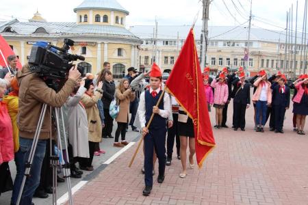 19 мая в Рязани прошла торжественная линейка, посвященная 95-летию пионерской организации