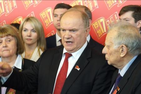 Зюганов о революции: «Только мирным путём!». Видео