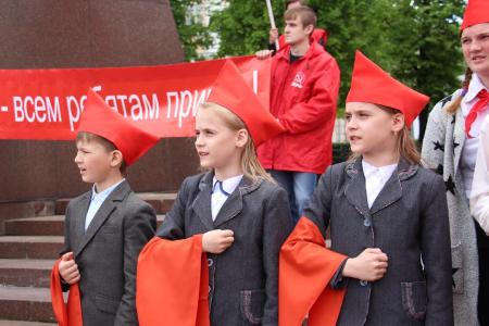 19 мая в Рязани прошла торжественная линейка, посвященная 95-летию пионерской организации
