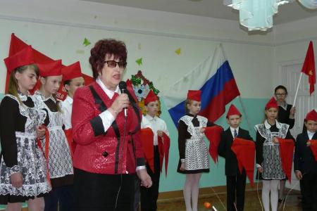 Рязанская область. Сасовские коммунисты провели торжественный приём в пионерскую организацию
