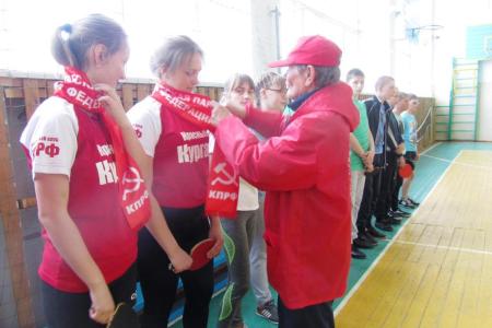 Курганская область. Каргапольские коммунисты организовали турнир по настольному теннису на «Кубок Победы»