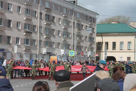 Псковское областное отделение КПРФ приняло участие в праздновании Дня Победы