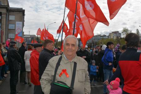 Красноярцы отметили светлый праздник Великой Победы