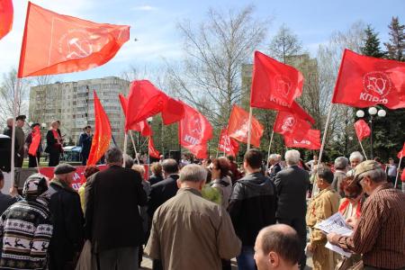 Во Владимире прошел первомайский митинг-концерт